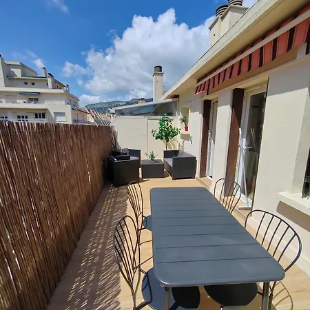 T1 Avec Grande Terrasse, Hypercentre ,Climatise Appartement Toulon Buitenkant foto