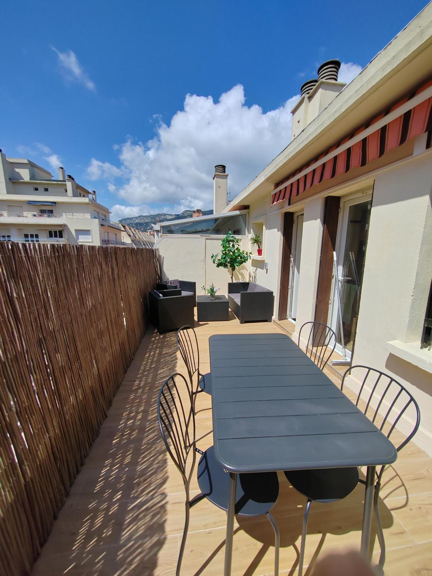 Apartment T1 Avec Grande Terrasse, Hypercentre ,climatise Toulon